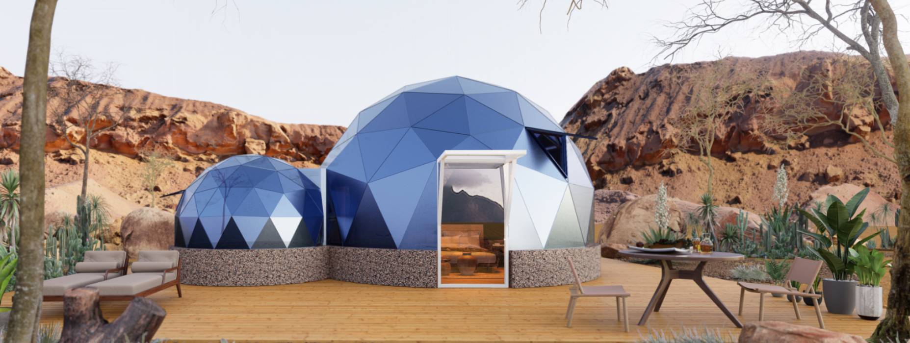 湘阴县球形智能光伏玻璃星空房